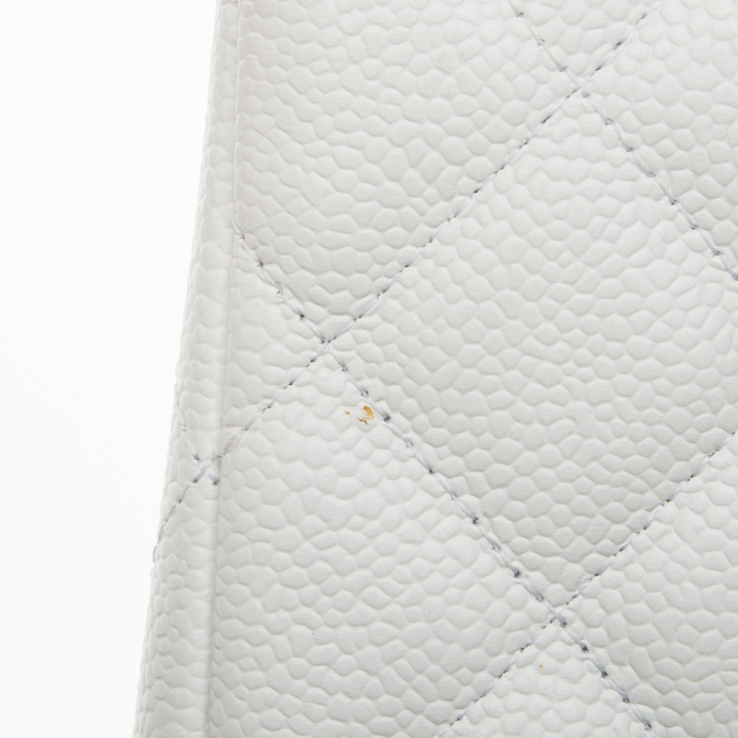 Chanel Caviar Jumbo Single Flap White 10 of 10