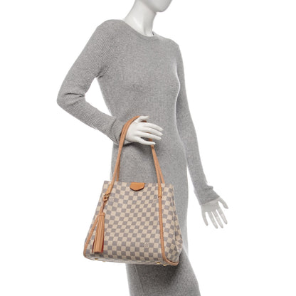 Louis Vuitton Damier Azur Propriano Rose Ballerine 2 of 10
