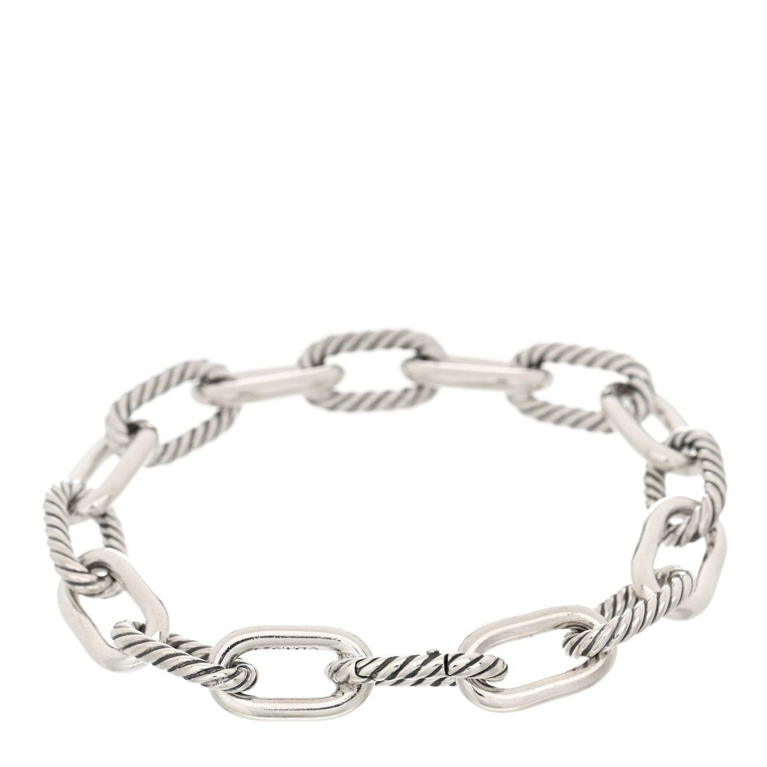 David Yurman Sterling Silver 11mm Madison Chain Bracelet 2 of 3