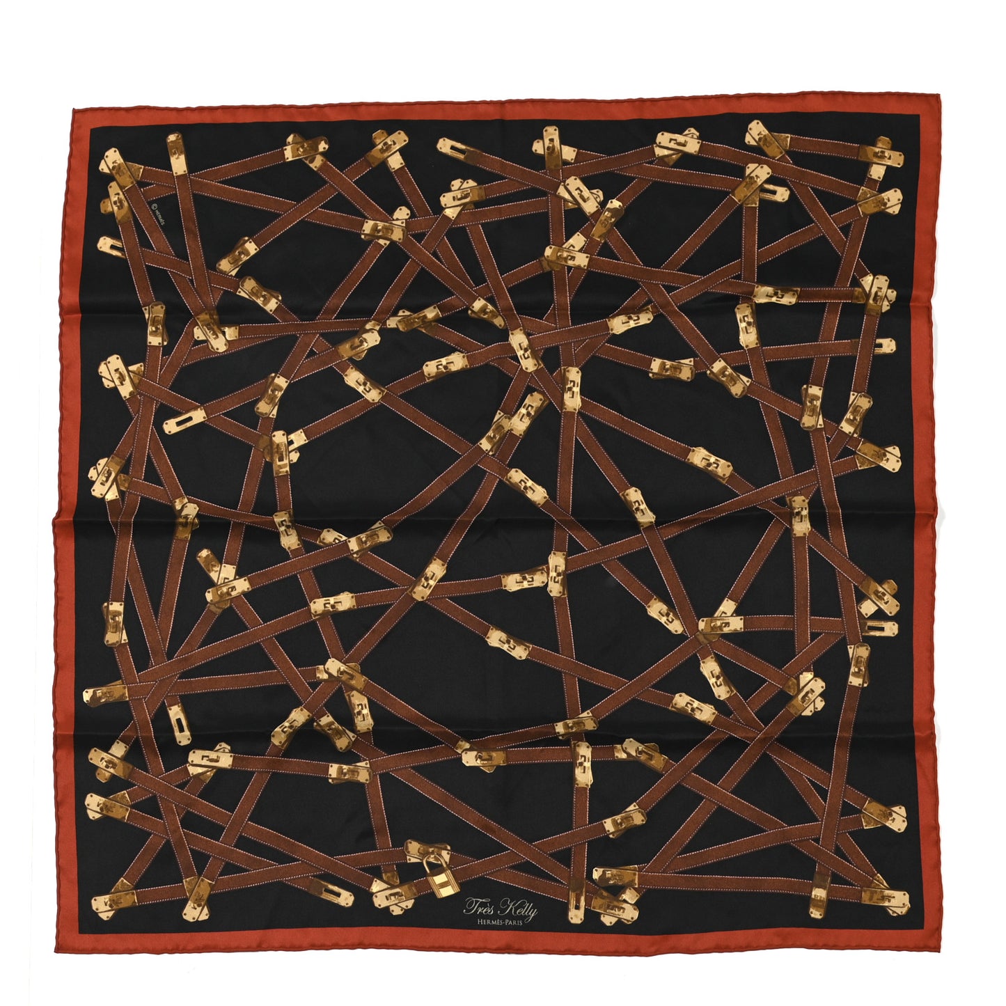 Silk Tres Kelly Scarf 70