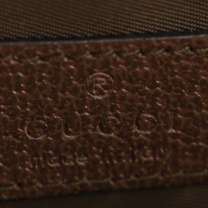 Gucci GG Supreme Monogram Textured Calfskin Web Medium Ophidia Cosmetic Case Beige Ebony New Acero 6 of 8