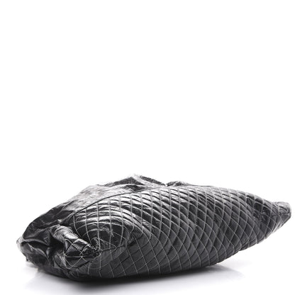 Chanel Vinyl Quilted Melrose Degrade Tote Black 4 of 12