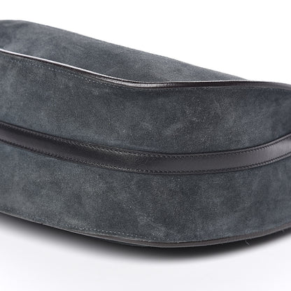 Chloe Calfskin Suede Small Hayley Hobo Silver Blue 8 of 15