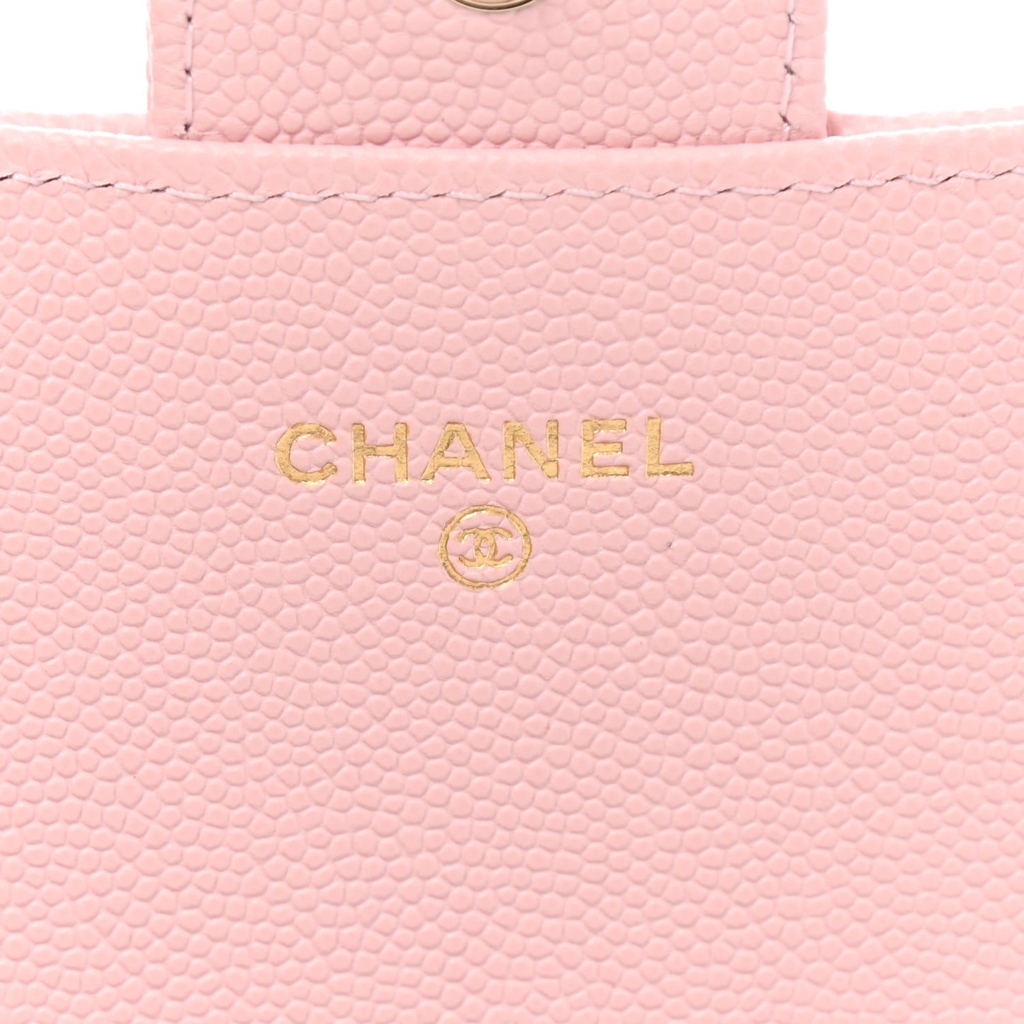 Caviar Quilted Large Gusset Flap Wallet Light Pink