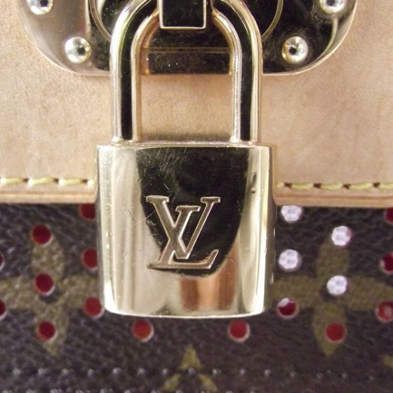 Louis Vuitton Monogram Perforated Speedy 30 Orange 9 of 12