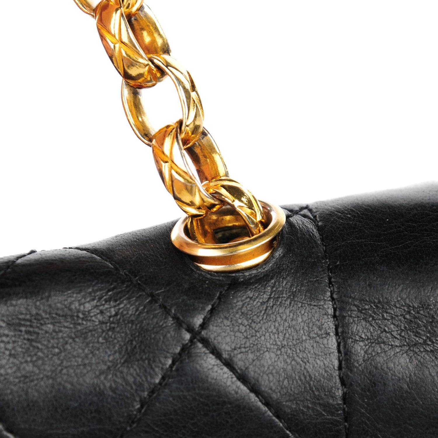 Chanel Lambskin Quilted Small Single Flap Black 6 of 12