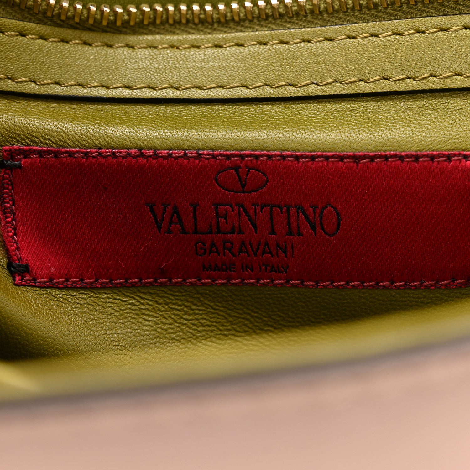 Valentino Garavani Vitello Crystal Embellished Small Glam Lock Rockstud Flap Green Multicolor 6 of 10