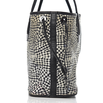 MCM Visetos Medium Liz Reversible Shopper Tote Black 24 of 28