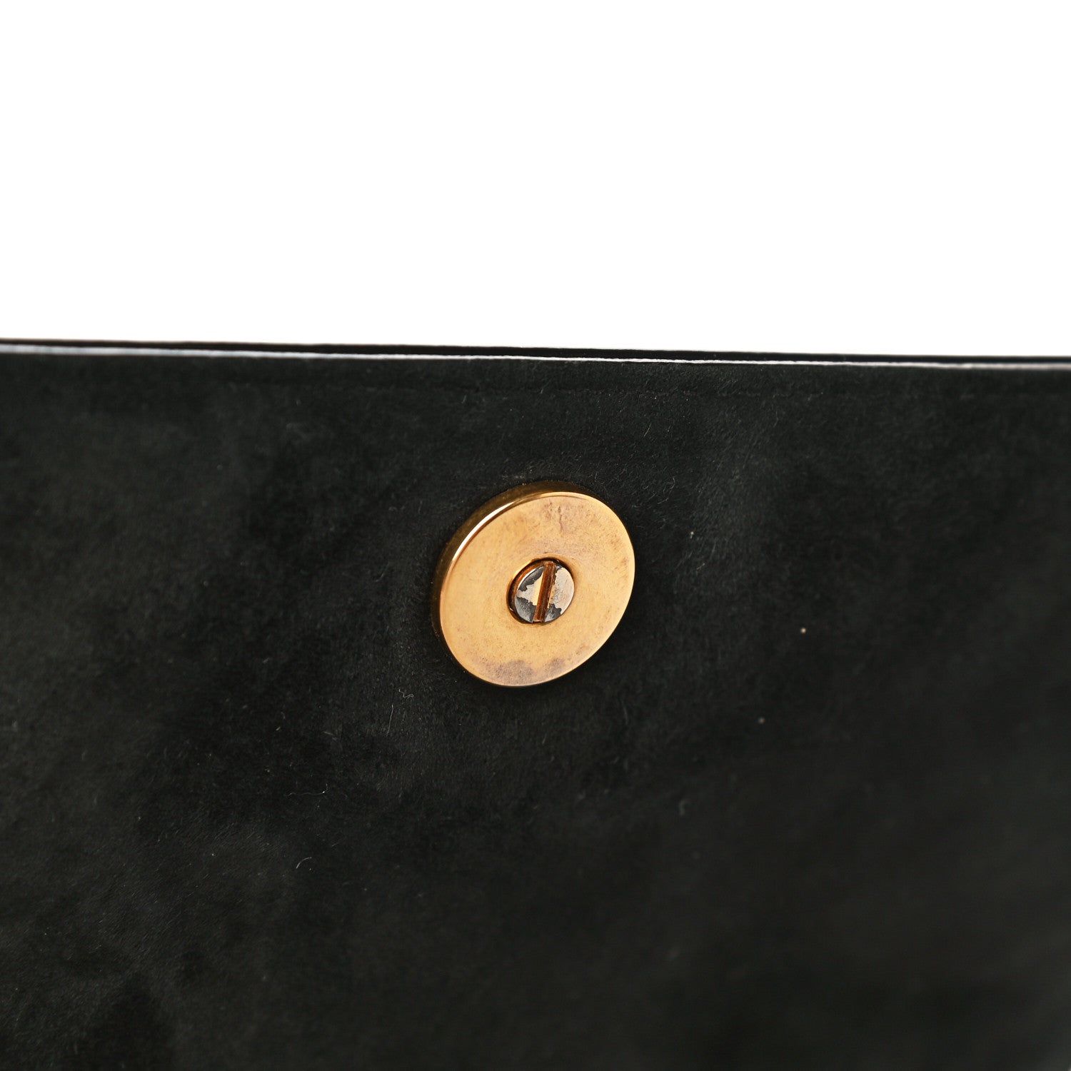 Christian Dior Patent Studded Diorama Flap Bag Black 12 of 13