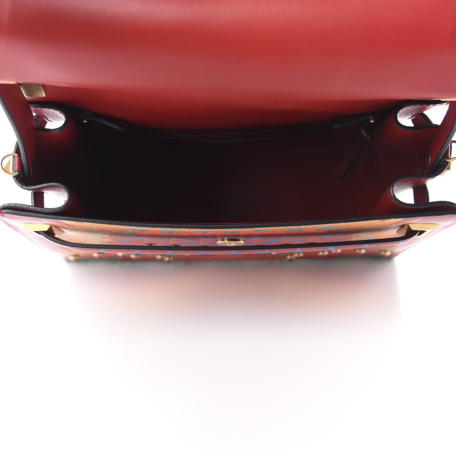Valentino Garavani Calfskin Enchanted Wonderland My Rockstud Frame Bag Rosso Valentino 5 of 9