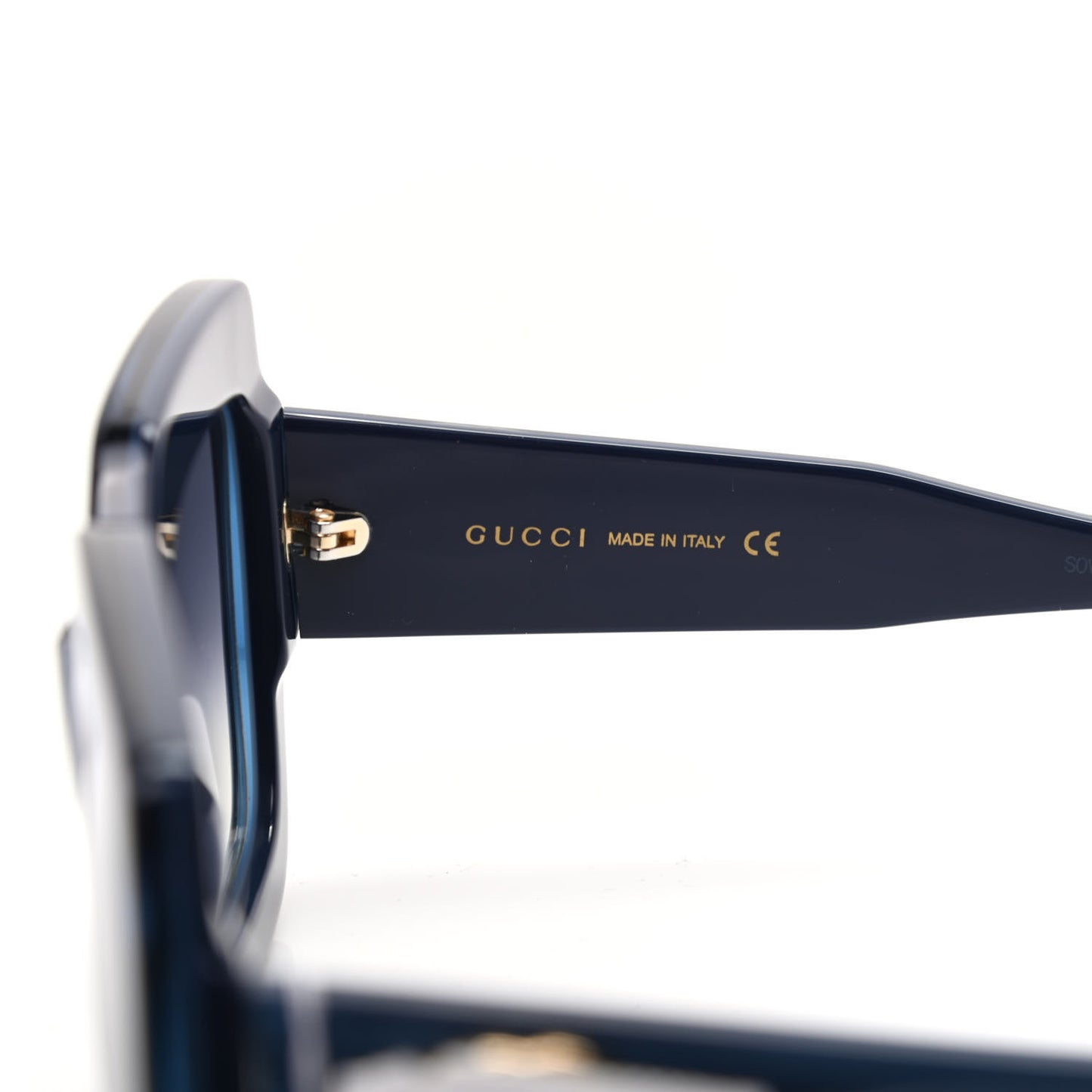 Acetate Square Web Frame GG0178S Sunglasses Navy