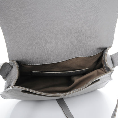 Chloe Calfskin Medium Marcie Round Crossbody Bag Cashmere Grey 5 of 9