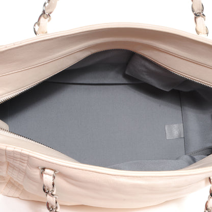 Chanel Calfskin Coco Bengal Tote Dark White 5 of 7