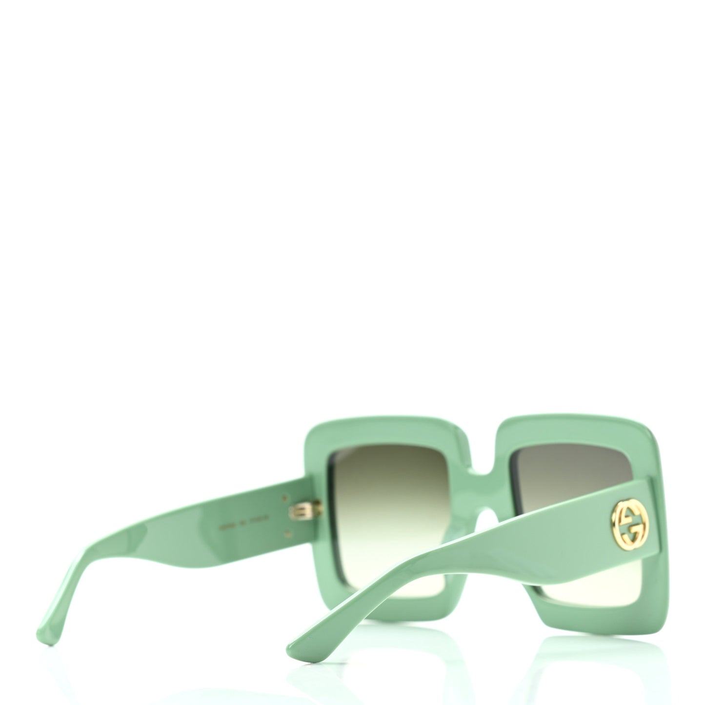 Oversized Square GG0783S Sunglasses Green