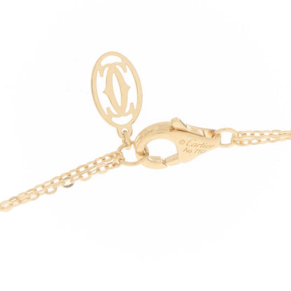 Cartier 18K Pink Yellow White Gold Trinity Double Chain Pendant Necklace 3 of 5