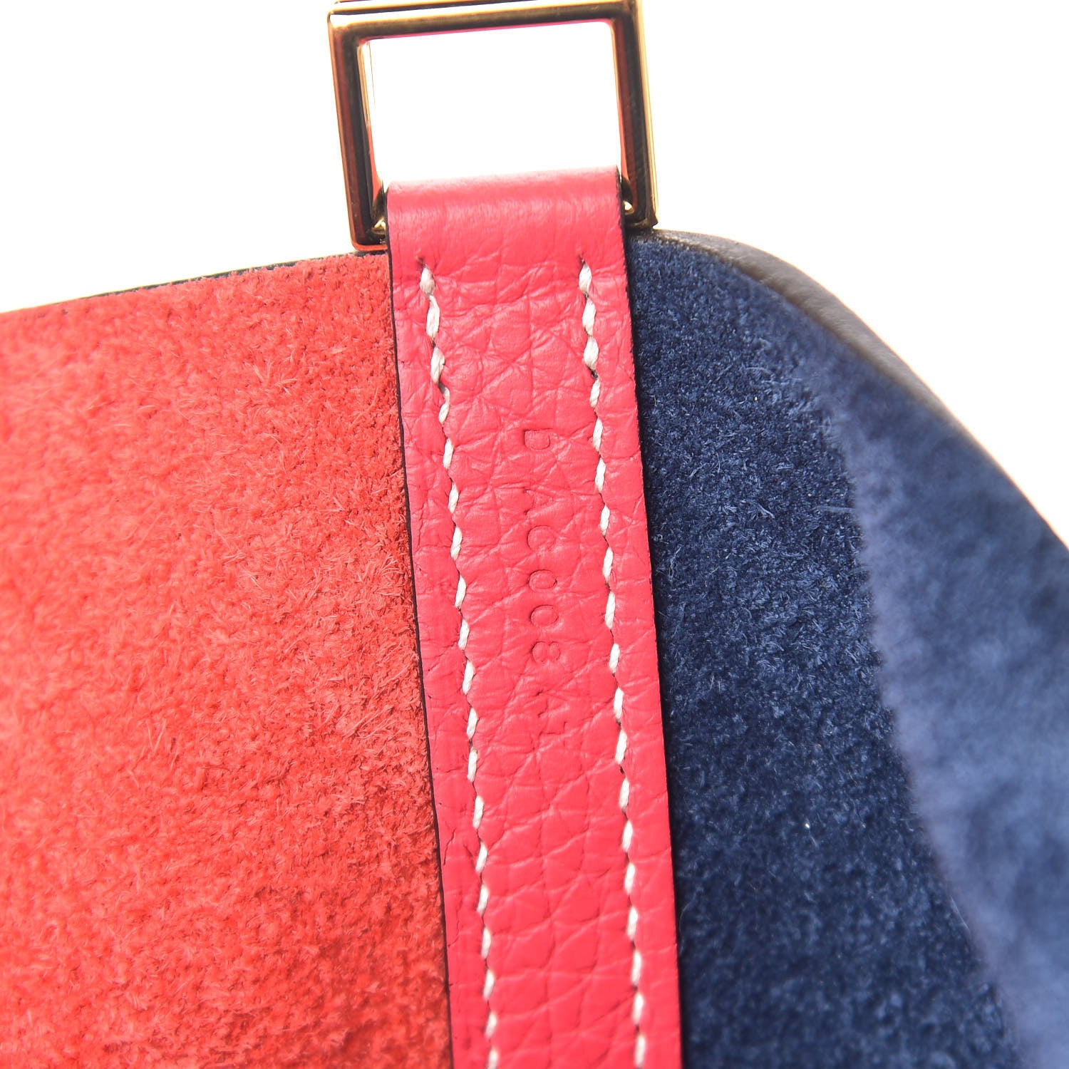 Hermes Taurillon Clemence Casaque Picotin Lock 22 MM Rose Extreme Bleu Nuit 7 of 10