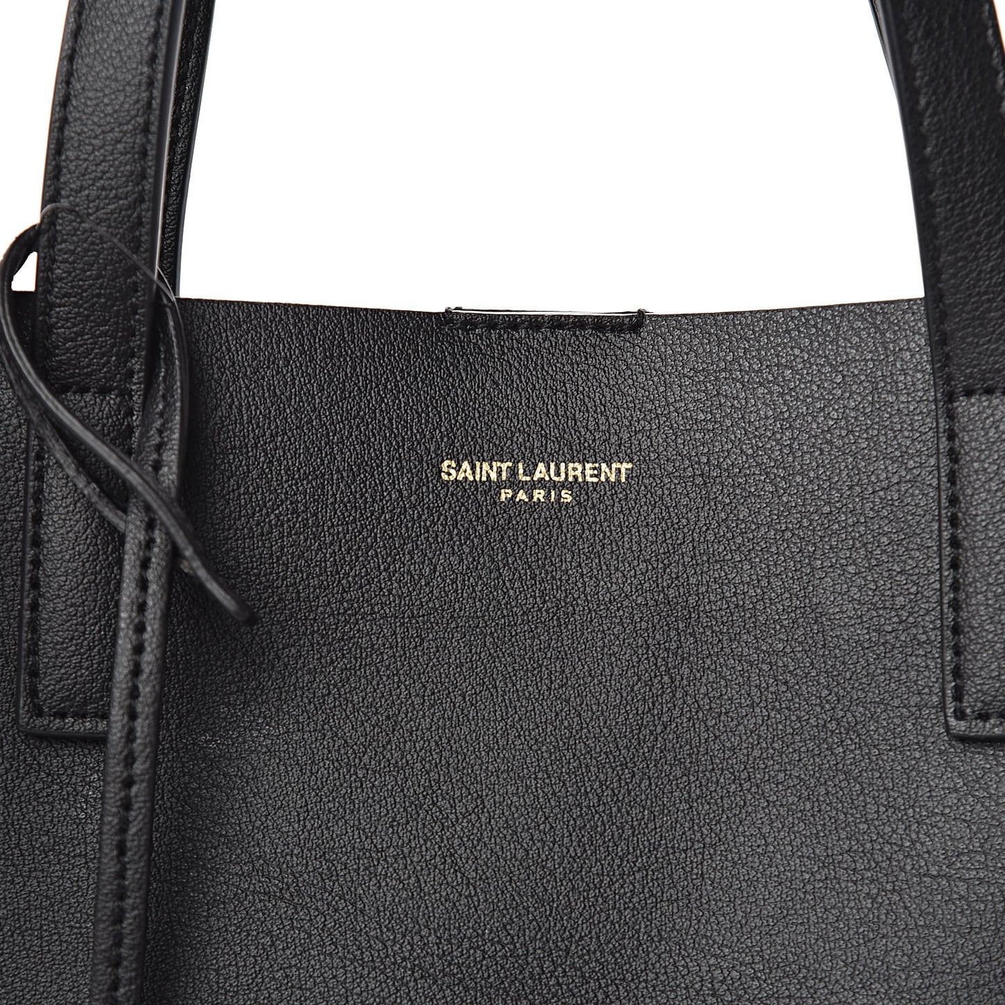 Calfskin Toy Shopping Tote Black