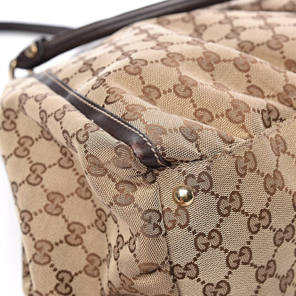 Gucci Monogram Large D Ring Hobo Dark Brown 10 of 15