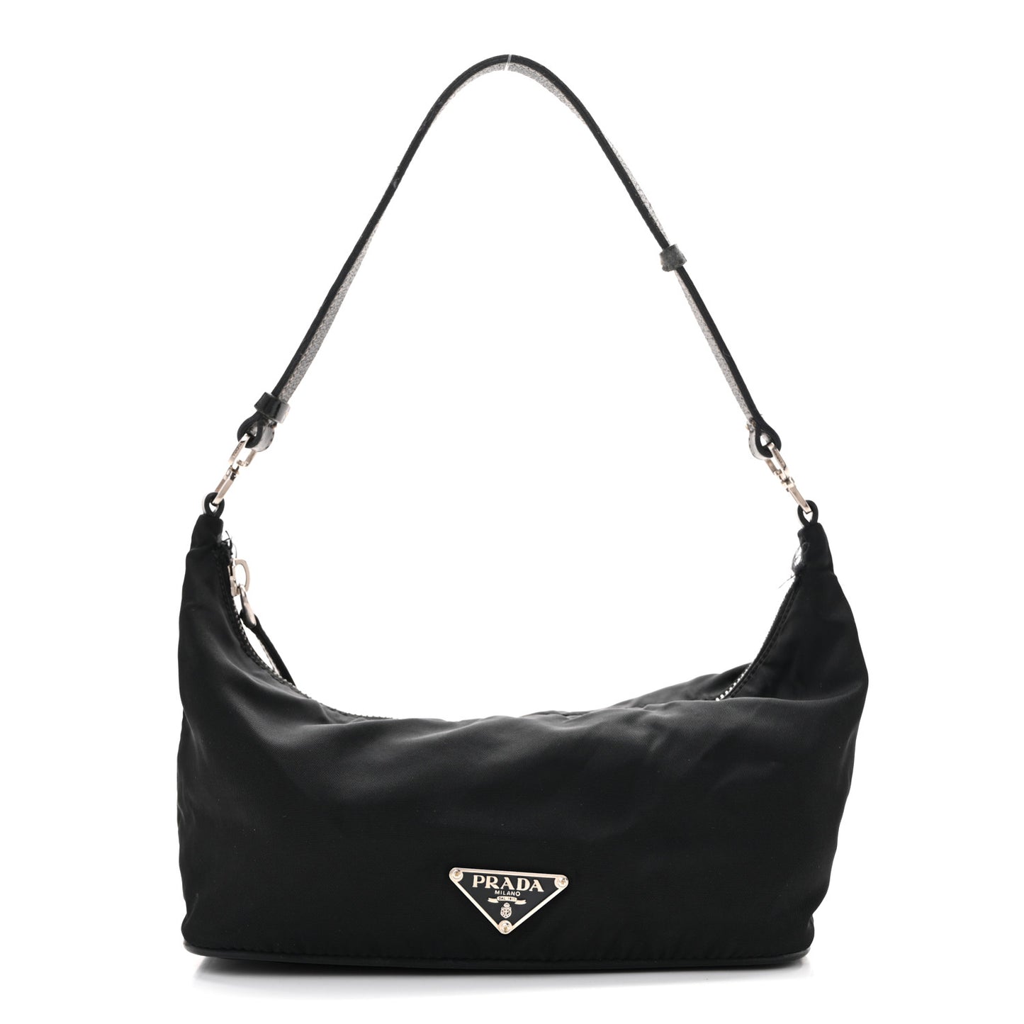 Tessuto Nylon Pochette Bag Black