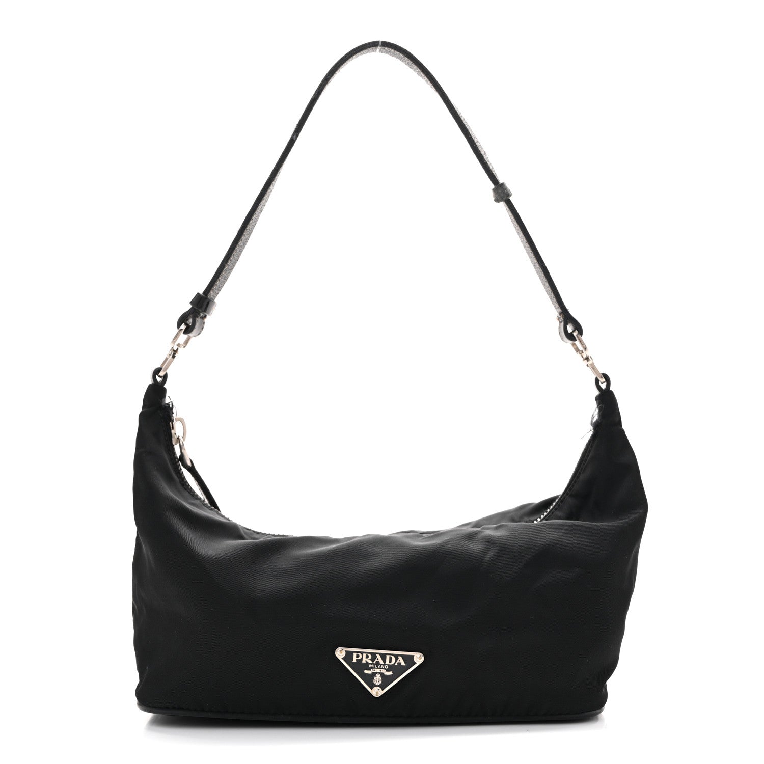 Prada Tessuto Nylon Pochette Bag Black 1 of 14