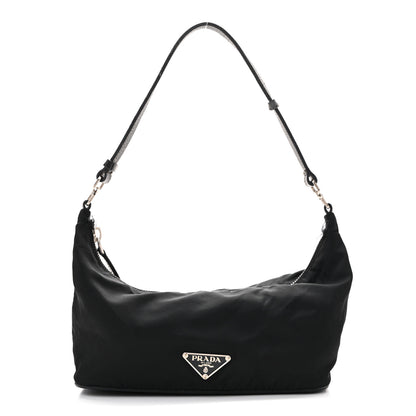 Prada Tessuto Nylon Pochette Bag Black 1 of 14