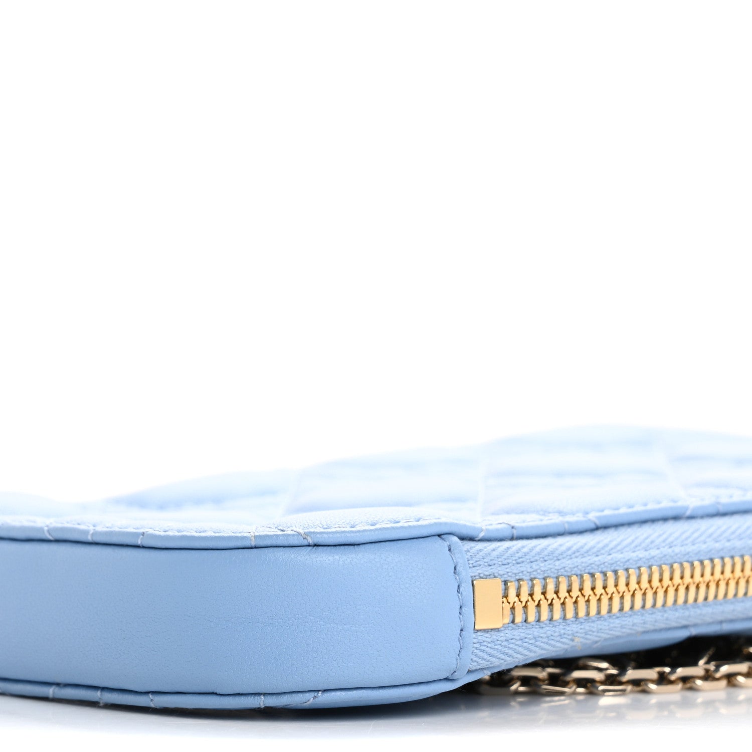 Christian Dior Lambskin Cannage Lady Dior Phone Holder Denim Blue 10 of 14