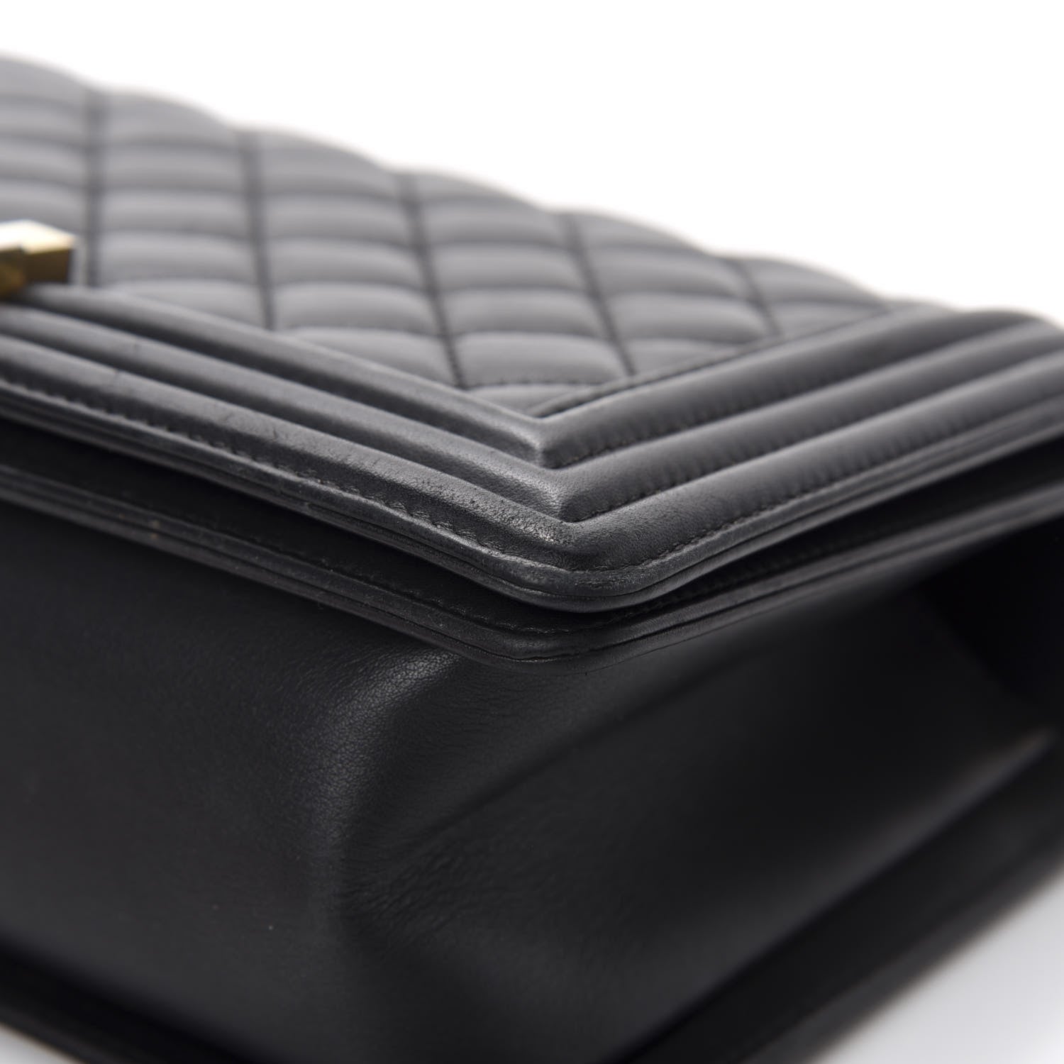 Chanel Calfskin Quilted Medium Boy Flap Black 9 of 16