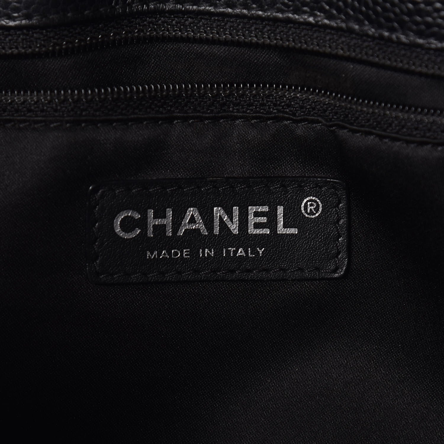 Chanel Caviar Quilted Grand Shopping Tote GST Black 6 of 9