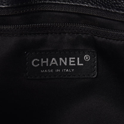 Chanel Caviar Quilted Grand Shopping Tote GST Black 6 of 9