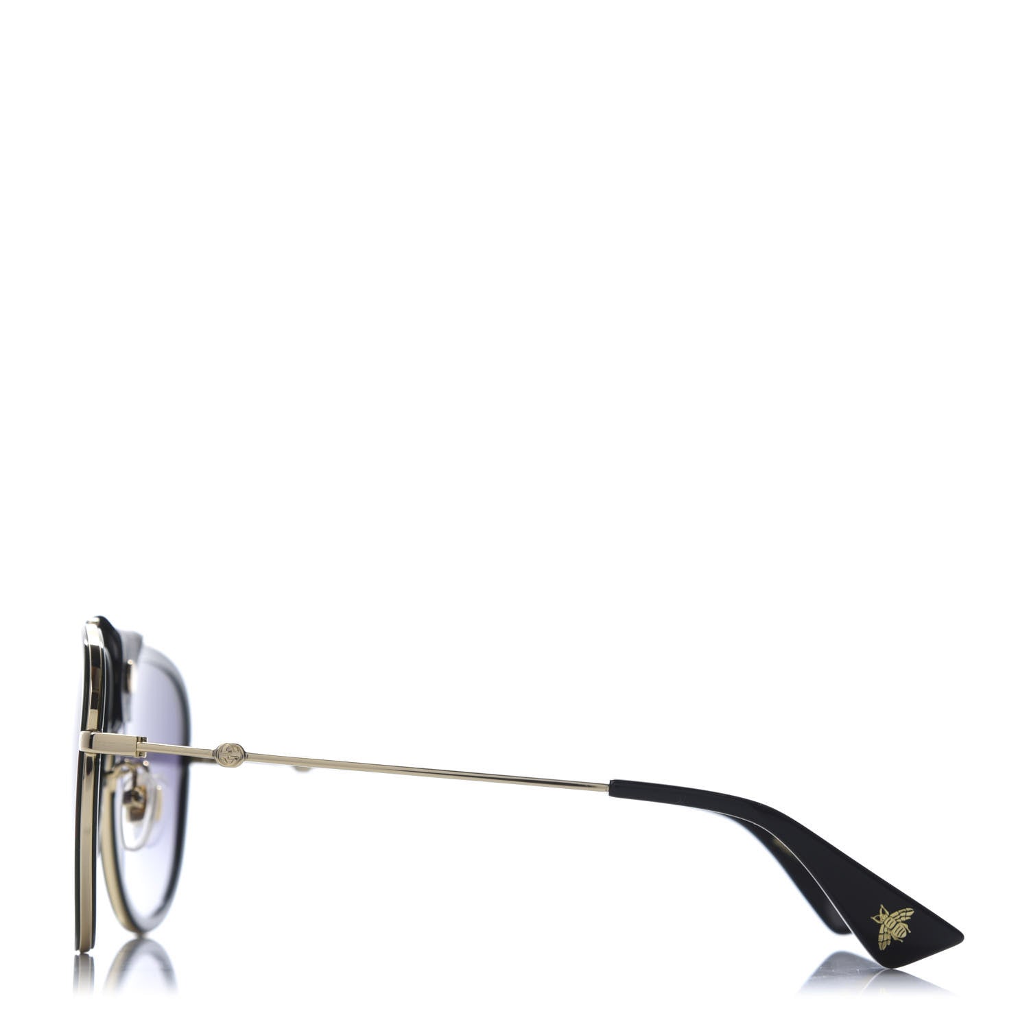 Gucci Web Aviator Sunglasses GG0062S Green Red 2 of 8