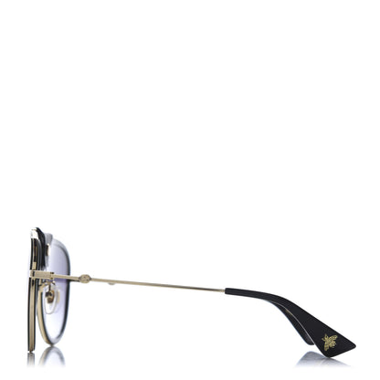 Gucci Web Aviator Sunglasses GG0062S Green Red 2 of 8