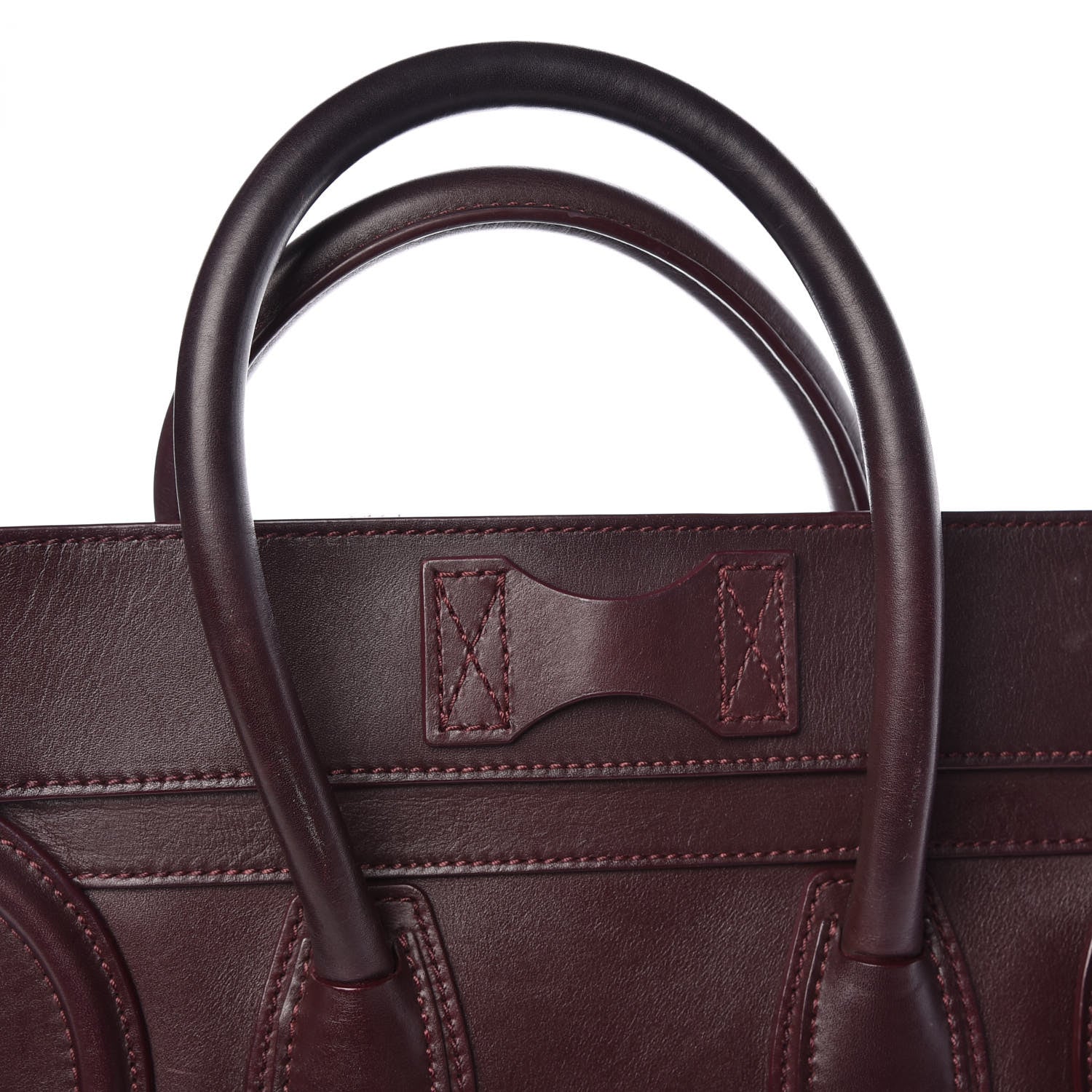 Celine Smooth Calfskin Mini Luggage Burgundy 23 of 23