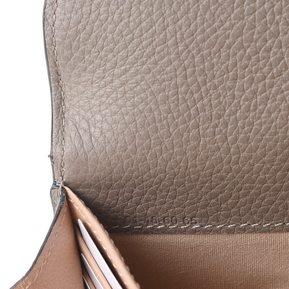 Chloe Calfskin Georgia Flap Wallet Motty Grey 7 of 8