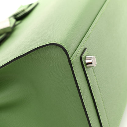 Hermes Epsom Sellier Birkin 30 Vert Criquet 12 of 14