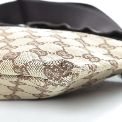 Gucci GG Monogram Double Pocket Belt Bag Dark Brown 11 of 12
