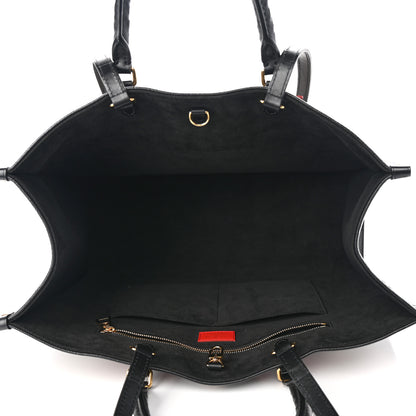 Louis Vuitton Empreinte Monogram Giant Crafty Onthego GM Black Creme 5 of 9