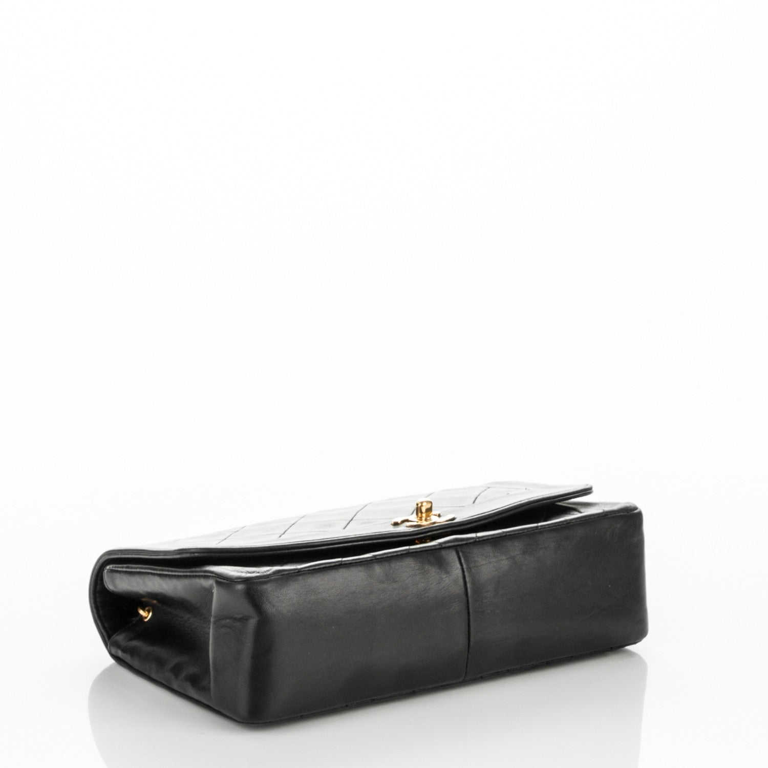 Chanel Lambskin Quilted Medium Single Flap Black 4 of 6