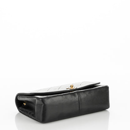 Chanel Lambskin Quilted Medium Single Flap Black 4 of 6
