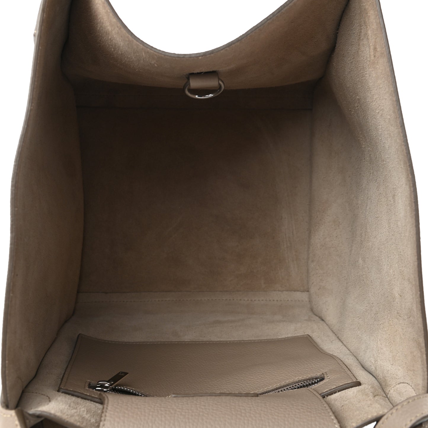 Supple Grained Calfskin Small Big Bag Light Taupe