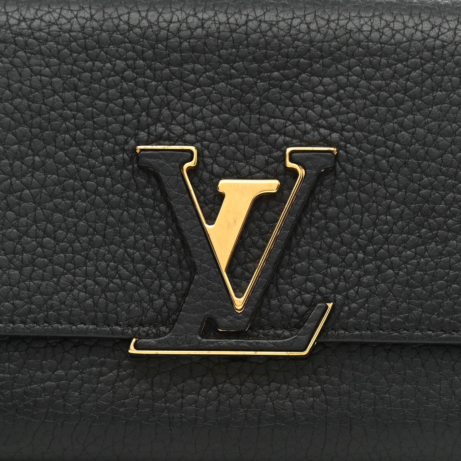 Louis Vuitton Taurillon Capucines Wallet Black 8 of 9