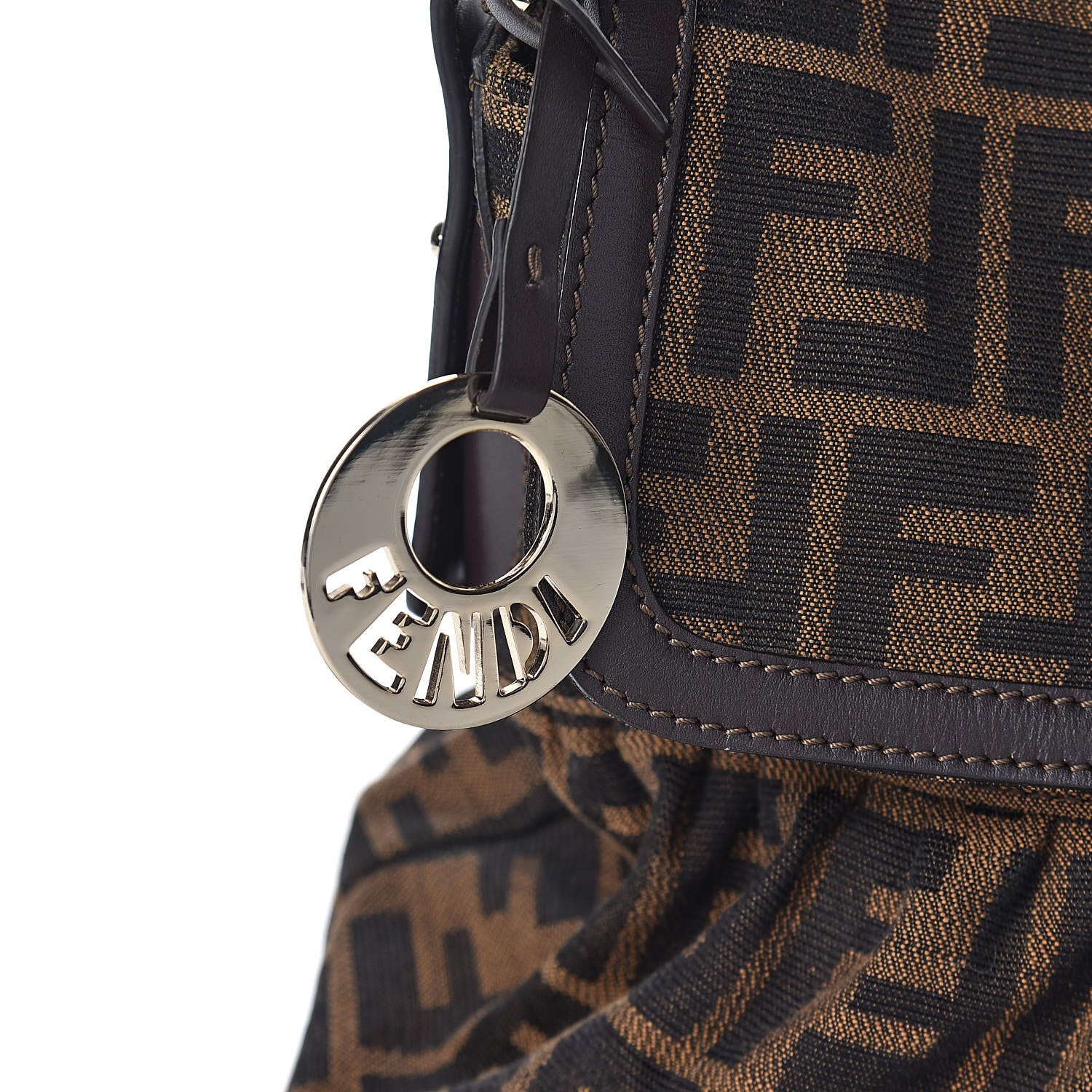 Fendi Zucca Medium Chef Shoulder Bag Tobacco 10 of 10