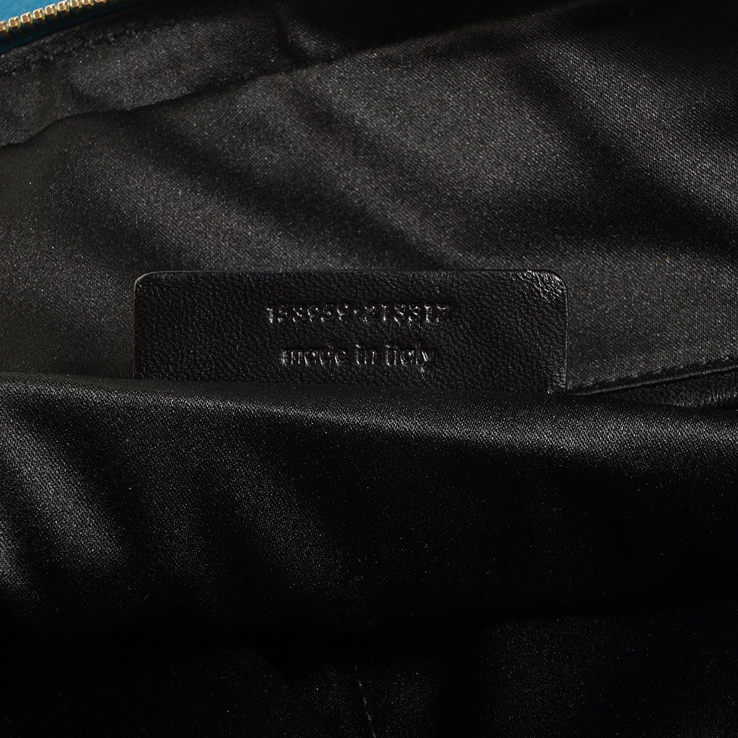 Leather Oversized Muse Turquoise