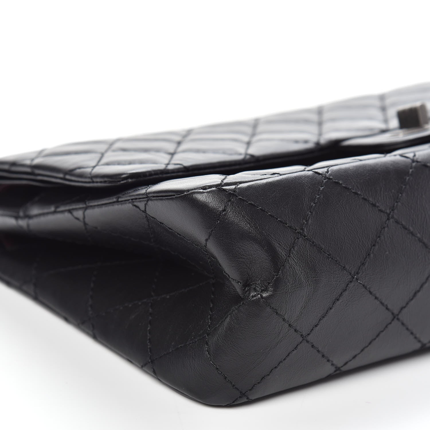 Chanel Aged Calfskin Quilted 2.55 Reissue 226 Flap Black 9 of 13