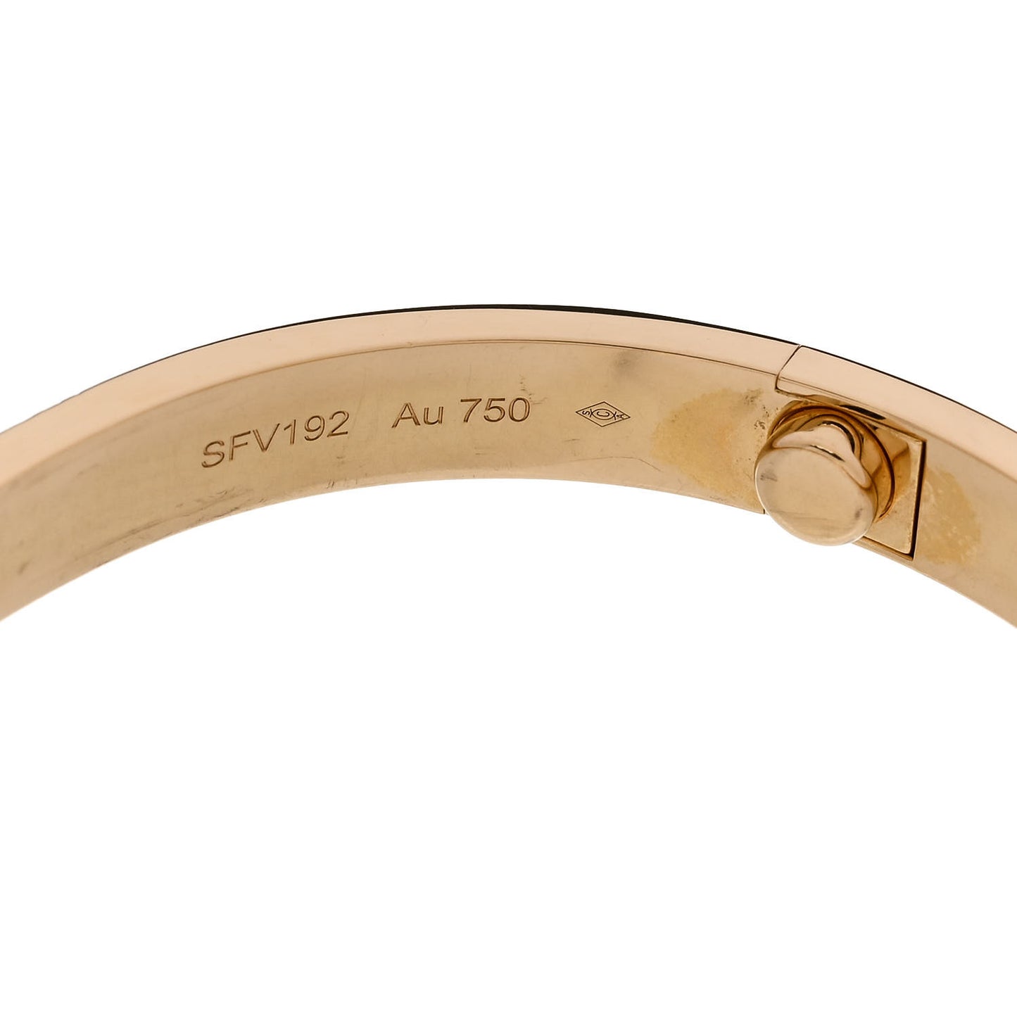 18K Yellow Gold LOVE Bracelet 17