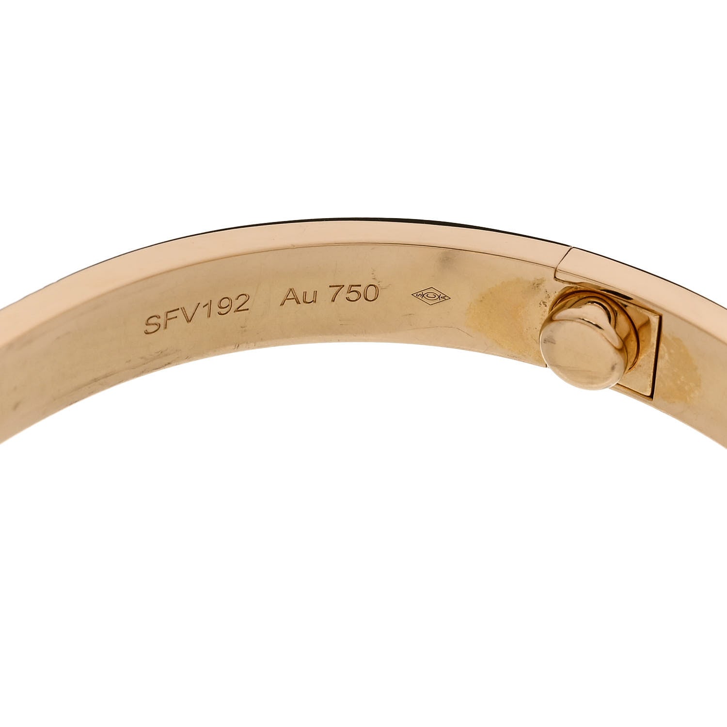 Cartier 18K Yellow Gold LOVE Bracelet 17 7 of 9
