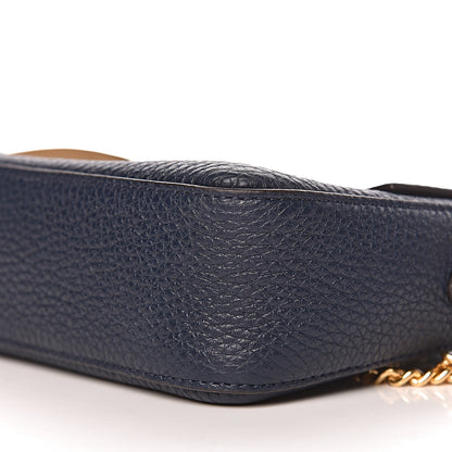 Fendi Cuoio Romano Mini Baguette Indaco 9 of 10