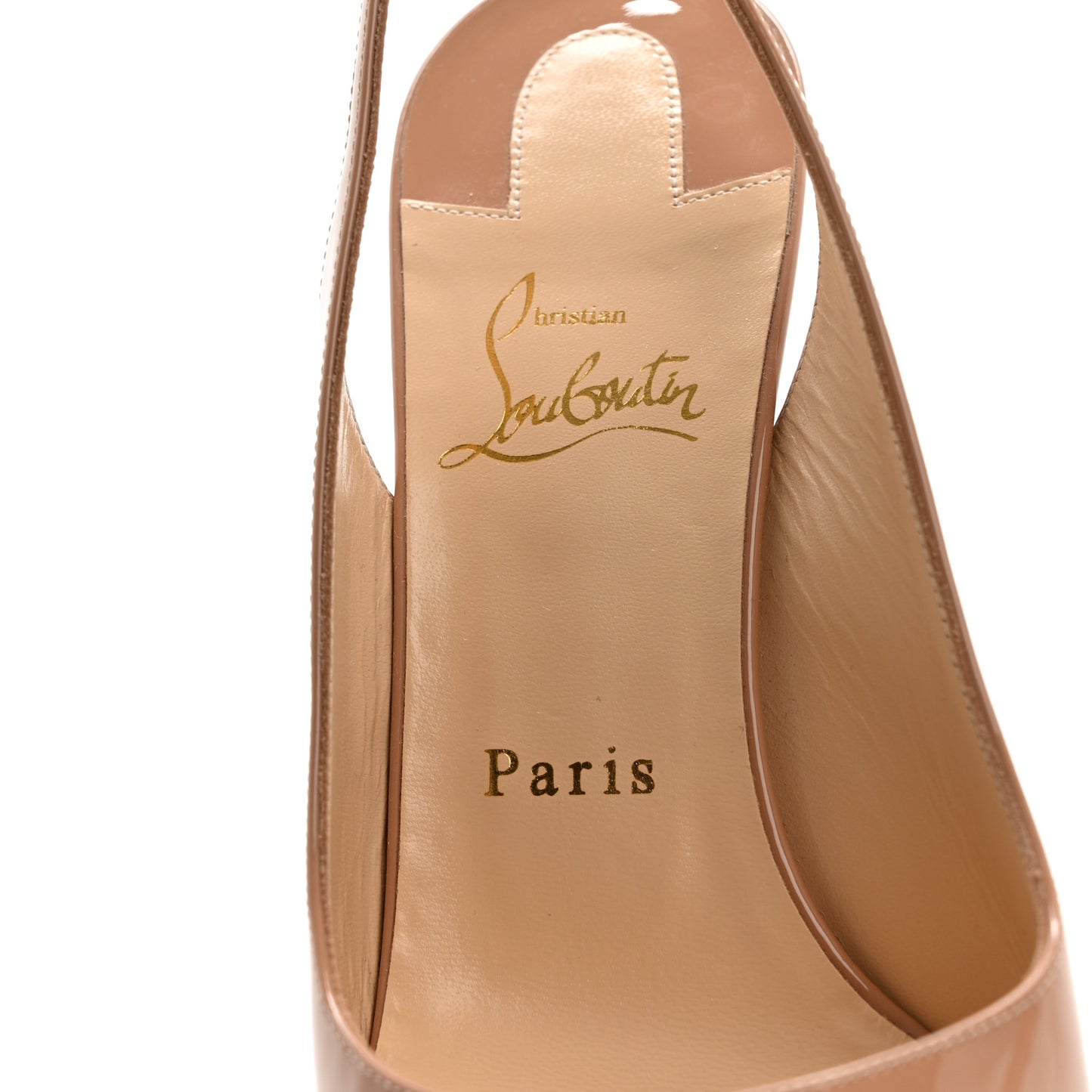 Patent Private Number 120 Pumps 38.5 Nude