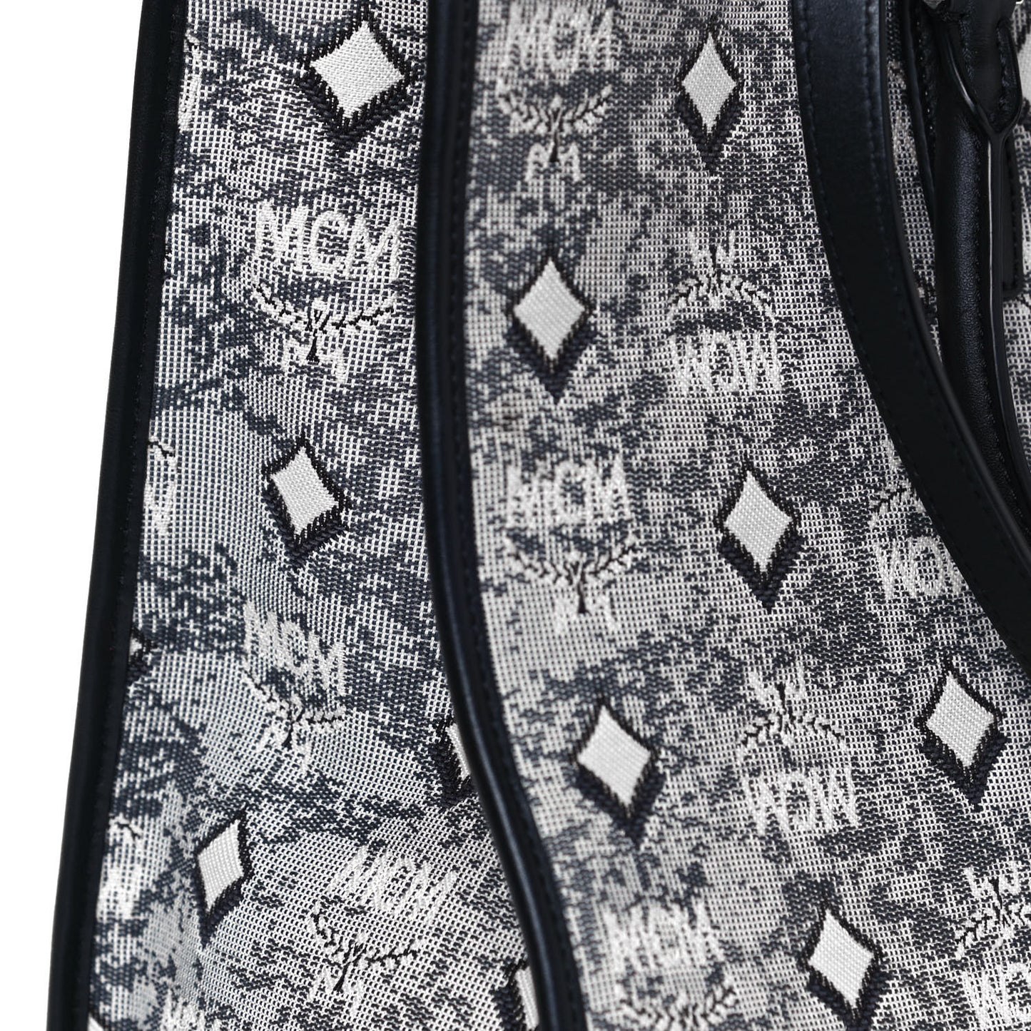 Nappa Jacquard Monogram Large Tote Grey
