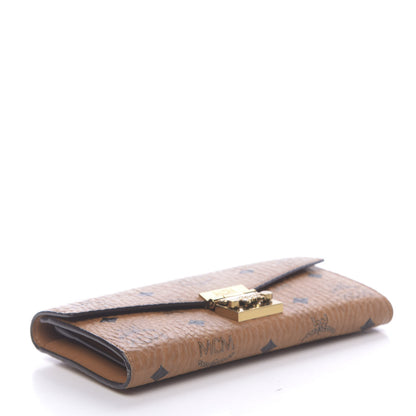 MCM Visetos Large Patricia Wallet On Chain Cognac 4 of 11