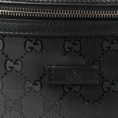 Gucci Imprime Monogram Belt Bag Black 10 of 12